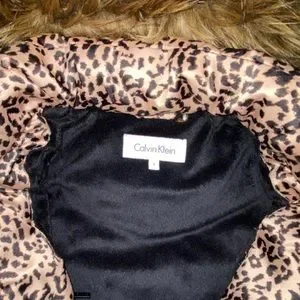 Calvin Klein Jackets Coats Calvin Klein Brand New Leopard